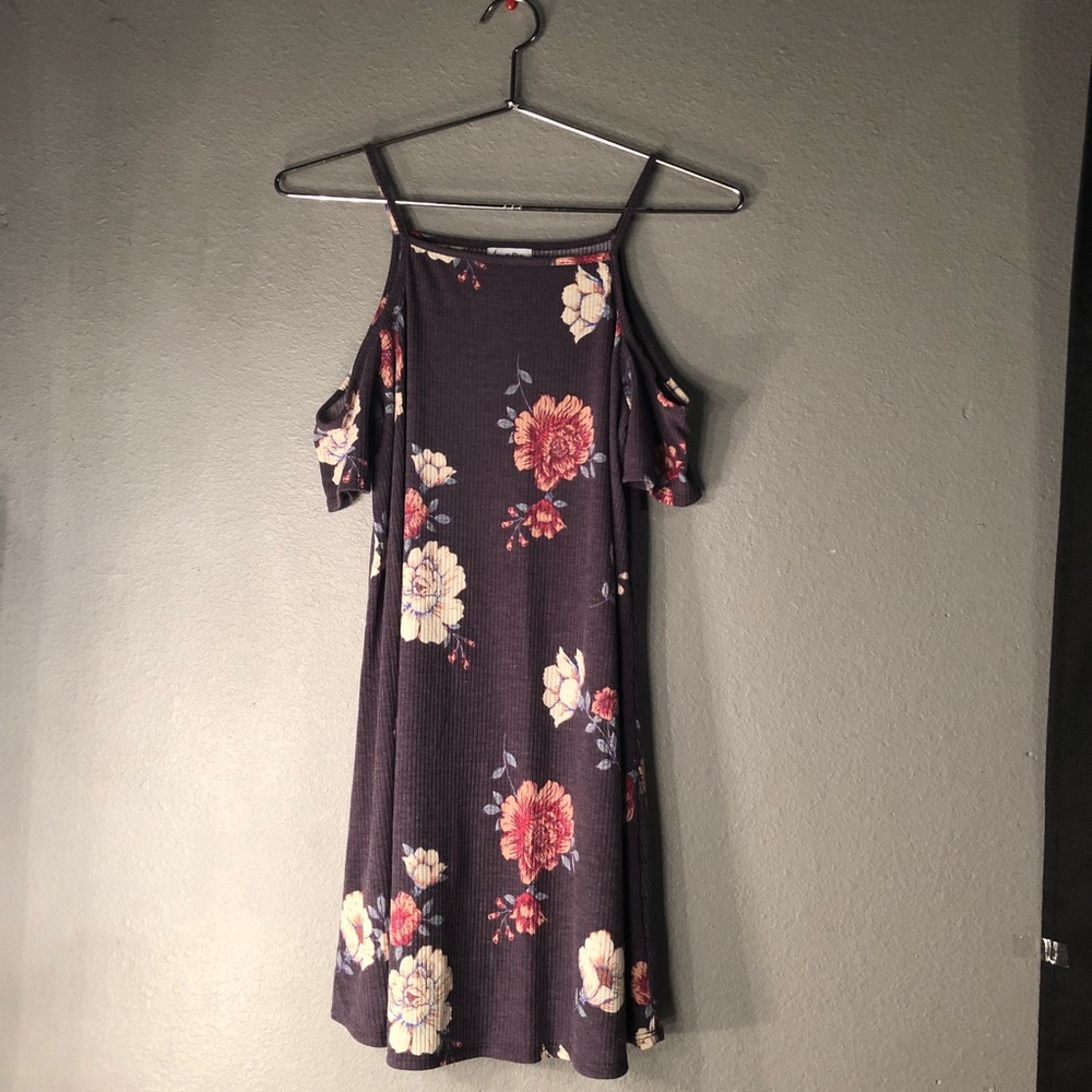 cute purple floral dress